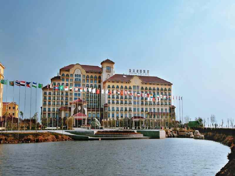 Shenglong Jianguo Hotel Haiyang Haiyang  Bagian luar foto