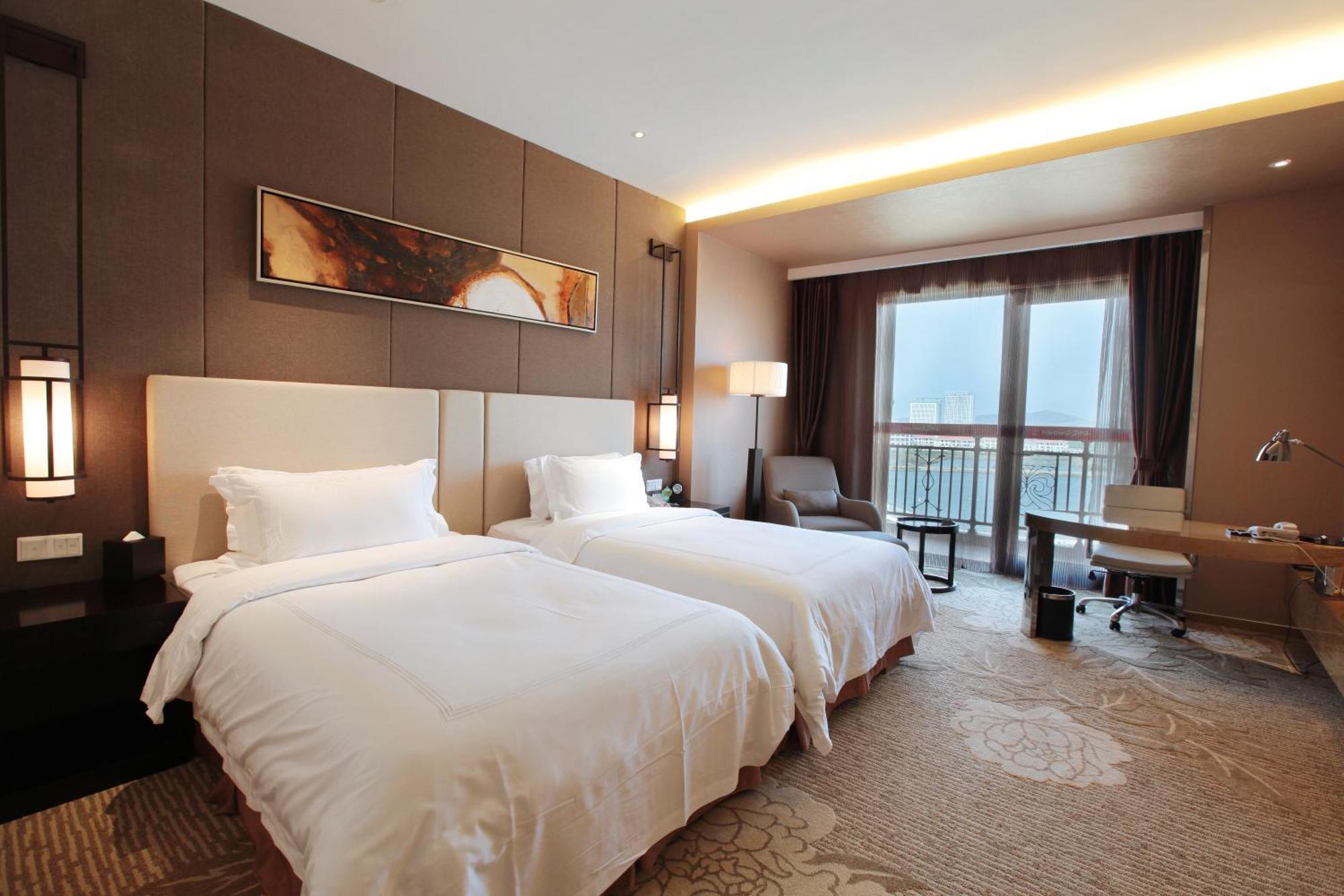 Shenglong Jianguo Hotel Haiyang Haiyang  Bagian luar foto